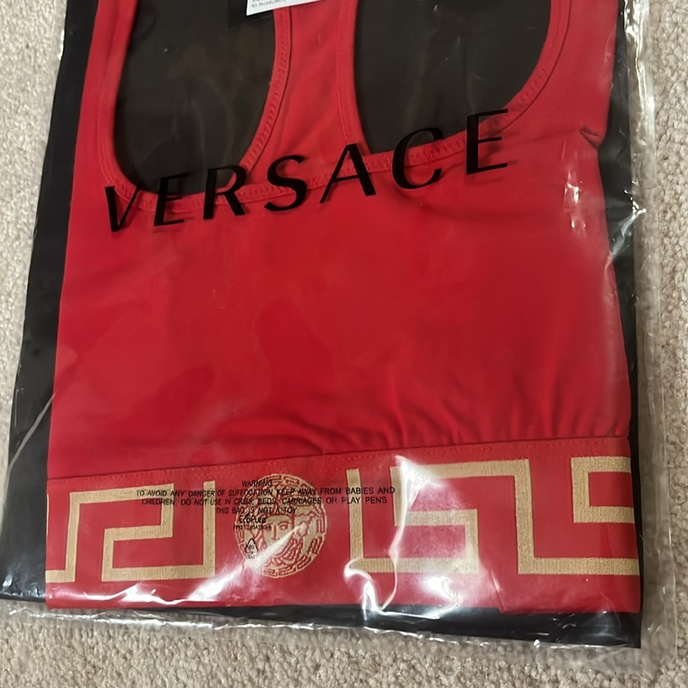 Versace Greca Racerback Sport Bra - Picture 3 of 13
